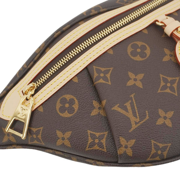 LOUIS VUITTON High Rise Monogram Canvas Bumbag Brown