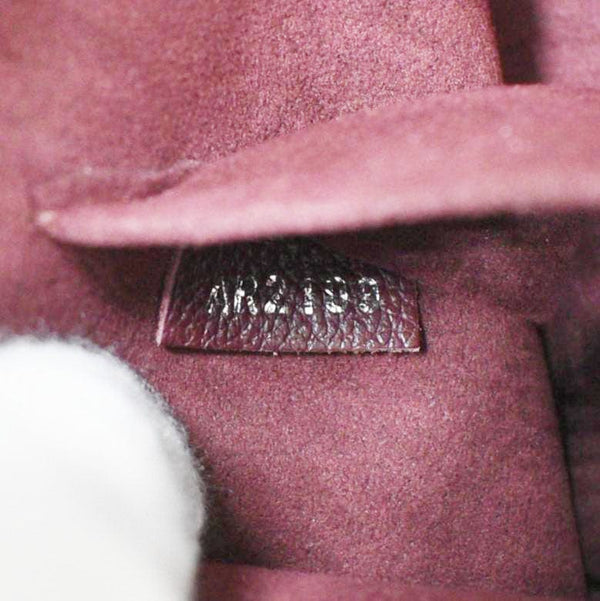 LOUIS VUITTON Lockme Day Leather Shoulder Bag Creme