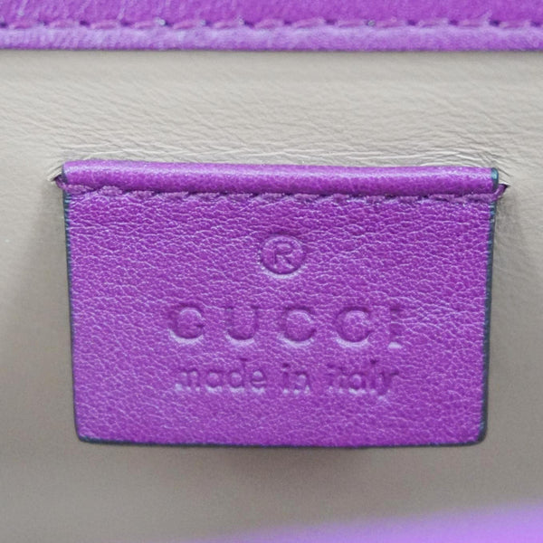 GUCCI Broadway Crystal Bee Mini Velvet Shoulder Bag Raspberry Rose 489218