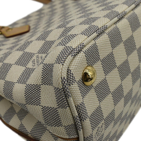LOUIS VUITTON Calvi Damier Azur Shoulder Bag White