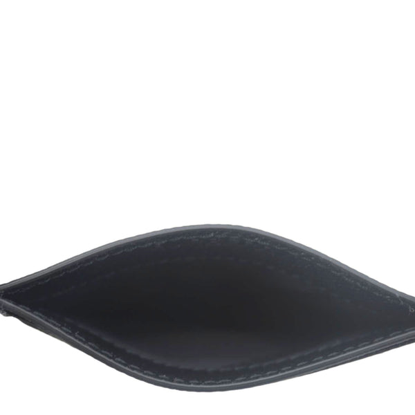 BURBERRY TB Leather Card Holder Black