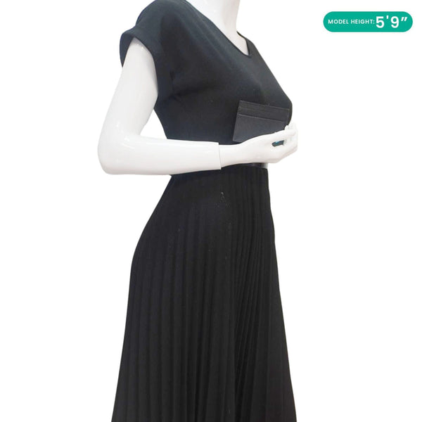 BURBERRY TB Leather Card Holder Black