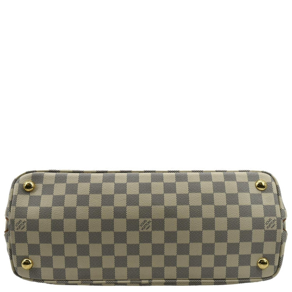 LOUIS VUITTON Calvi Damier Azur Shoulder Bag White