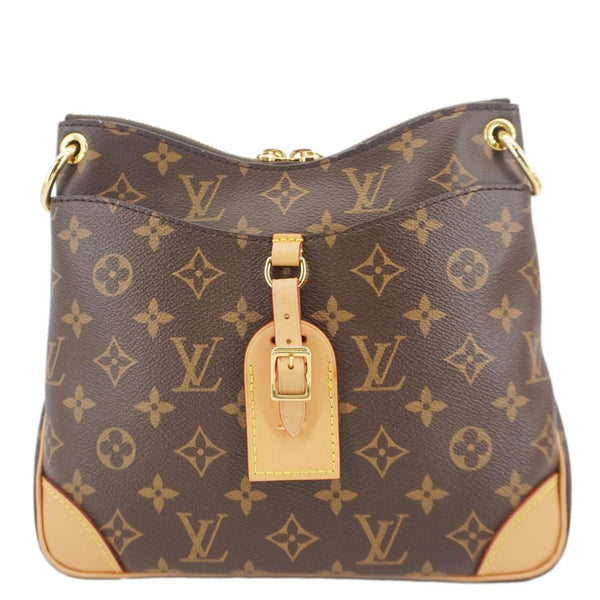 LOUIS VUITTON Odeon NM PM Monogram Canvas Shoulder Bag Brown