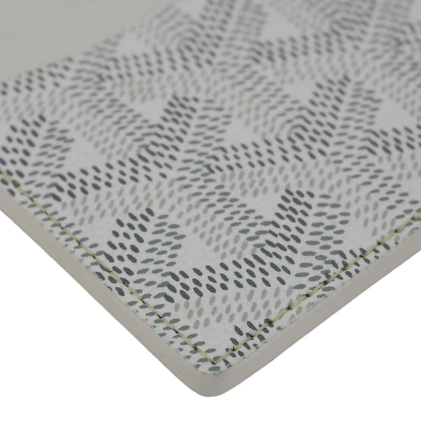 GOYARD Saint-Sulpice Coated Canvas Card Holder Off White