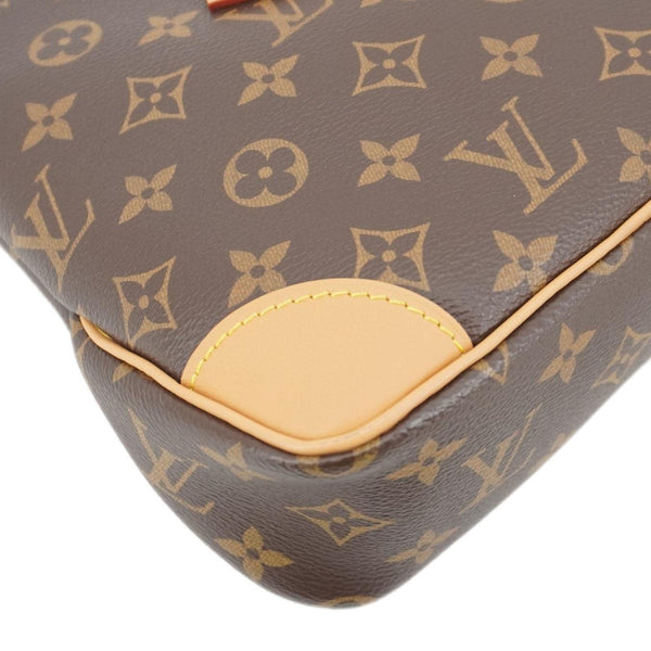 LOUIS VUITTON Odeon NM PM Monogram Canvas Shoulder Bag Brown