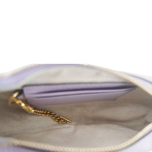 GUCCI Ophidia Half Moon Mini GG Canvas Hobo Bag Light Purple 658551