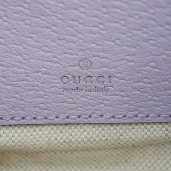 GUCCI Ophidia Half Moon Mini GG Canvas Hobo Bag Light Purple 658551