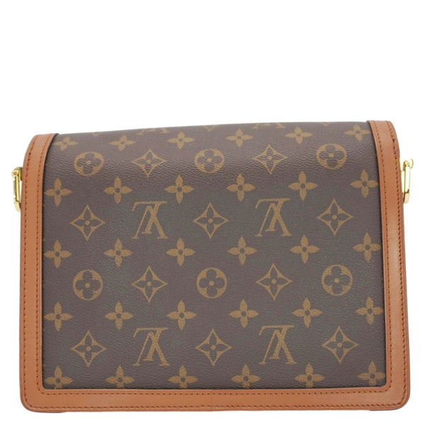 LOUIS VUITTON Dauphine Monogram Reverse Canvas Shoulder Bag Brown