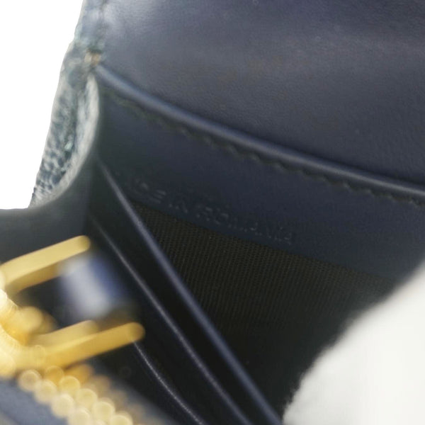 BURBERRY Hampshire Small House Check Crossbody Bag Navy Blue