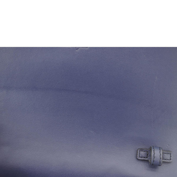 BURBERRY Hampshire Small House Check Crossbody Bag Navy Blue