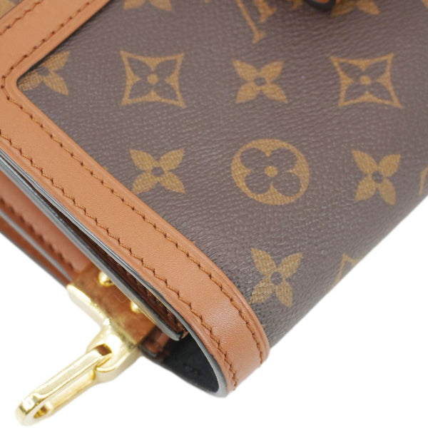 LOUIS VUITTON Dauphine Monogram Reverse Canvas Shoulder Bag Brown