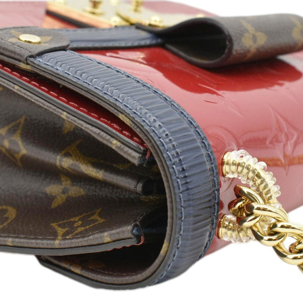 LOUIS VUITTON Wynwood Monogram Vernis Leather Crossbody Bag Red
