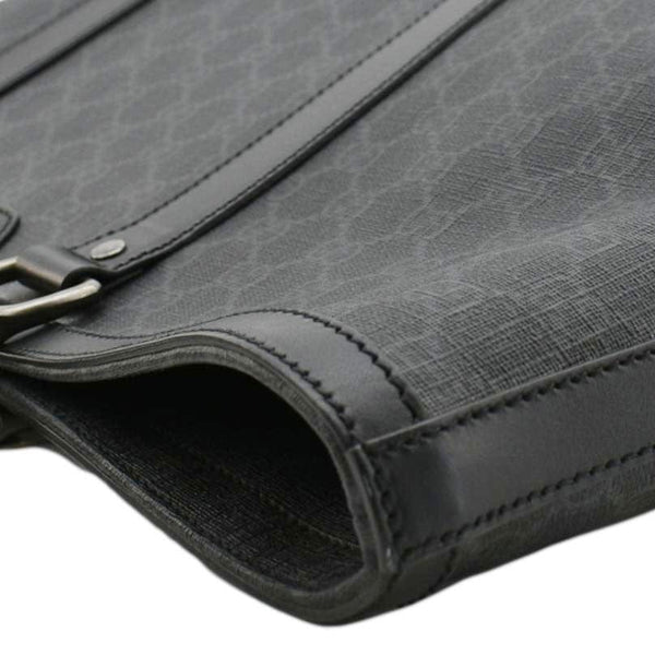 GUCCI GG Supreme Medium Tote Bag Black 322063