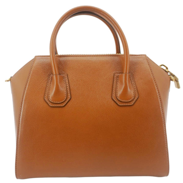 GIVENCHY Antigona Small Leather Satchel Shoulder Bag Brown