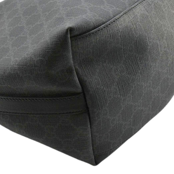 GUCCI GG Supreme Medium Tote Bag Black 322063