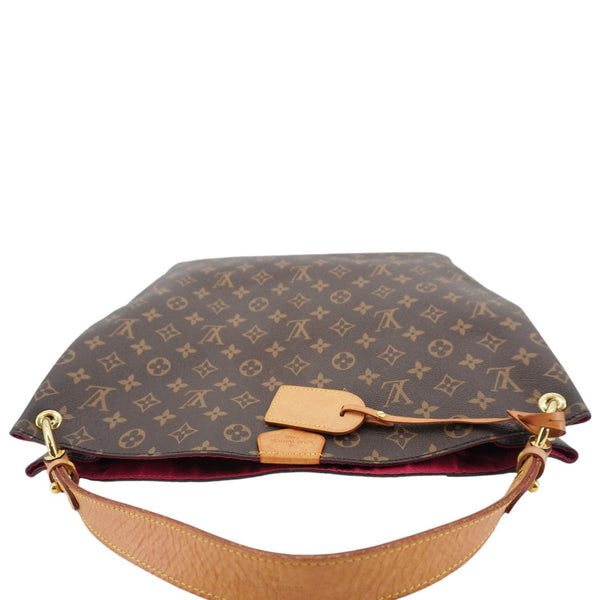 LOUIS VUITTON Graceful MM Monogram Canvas Shoulder Bag Brown