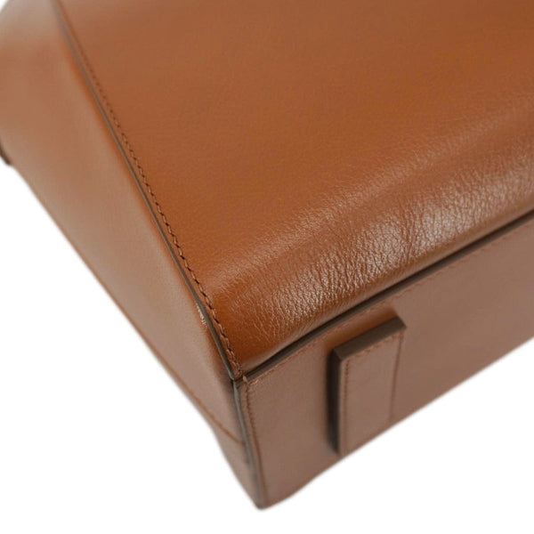 GIVENCHY Antigona Small Leather Satchel Shoulder Bag Brown