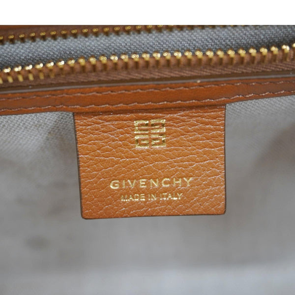 GIVENCHY Antigona Small Leather Satchel Shoulder Bag Brown