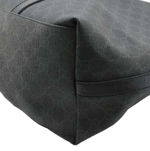 GUCCI GG Supreme Medium Tote Bag Black 322063