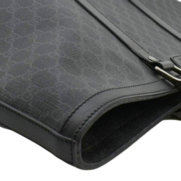 GUCCI GG Supreme Medium Tote Bag Black 322063