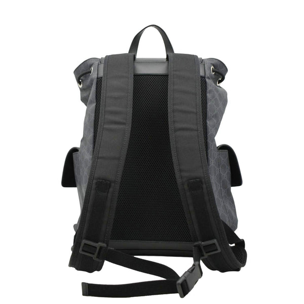 GUCCI GG Supreme Canvas Backpack Black 495563