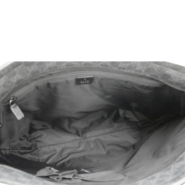GUCCI GG Supreme Medium Tote Bag Black 322063