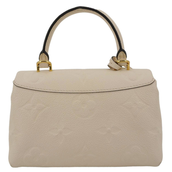 LOUIS VUITTON Madeleine MM Monogram Empreinte Leather Top Handle Bag White