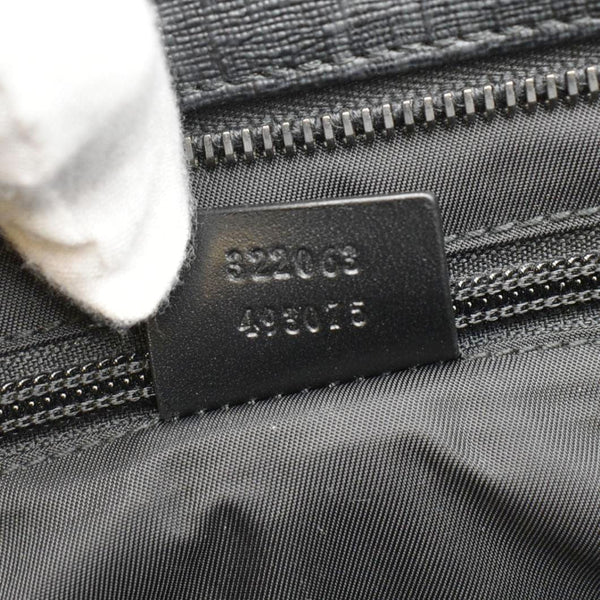 GUCCI GG Supreme Medium Tote Bag Black 322063