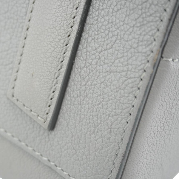 GIVENCHY Antigona Leather Shoulder Bag Gray