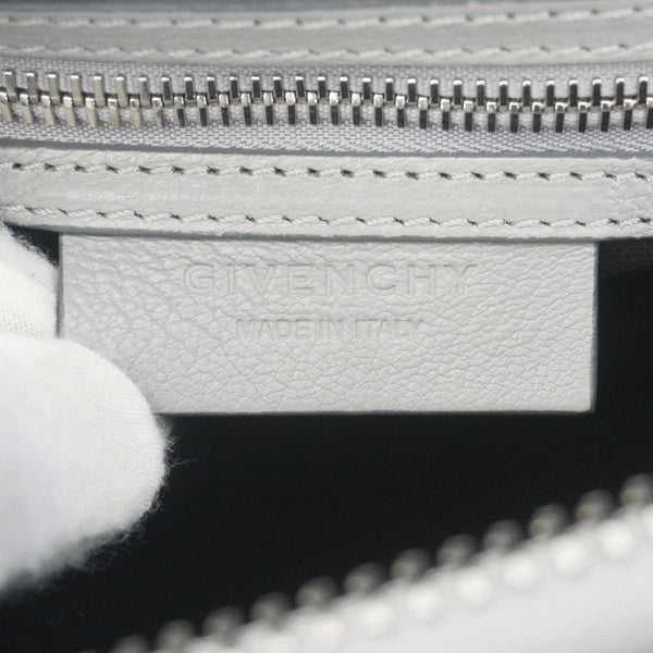 GIVENCHY Antigona Leather Shoulder Bag Gray