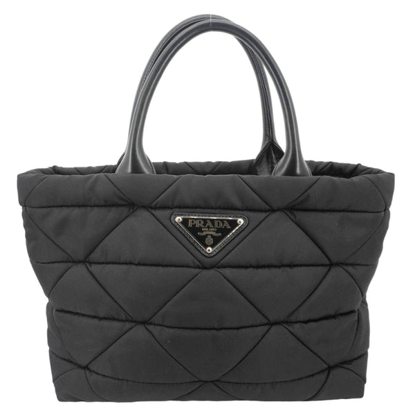 PRADA Padded Re-Nylon Tote Bag Black
