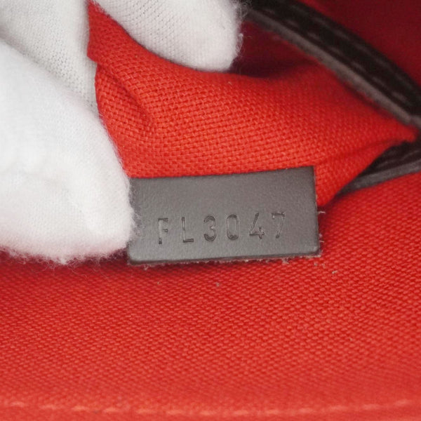 LOUIS VUITTON Alma PM Damier Ebene Satchel Bag Brown