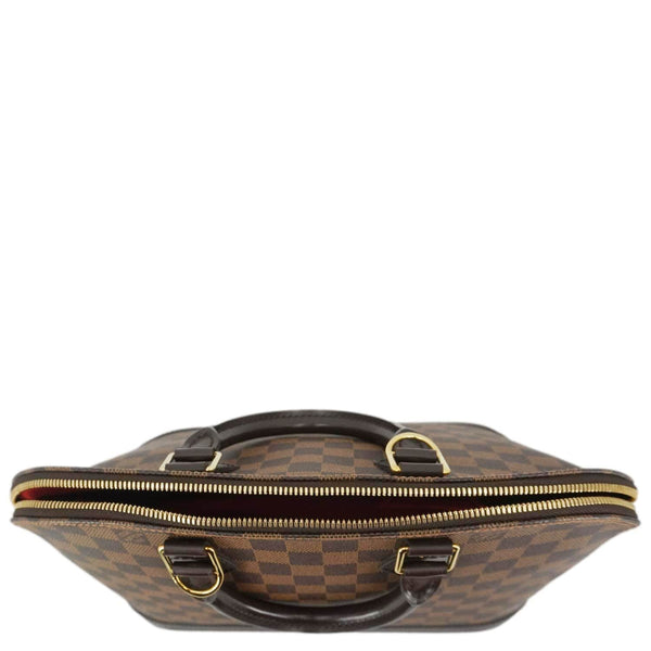 LOUIS VUITTON Alma PM Damier Ebene Satchel Bag Brown