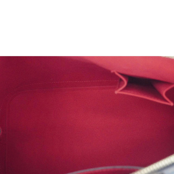 LOUIS VUITTON Alma PM Damier Ebene Satchel Bag Brown