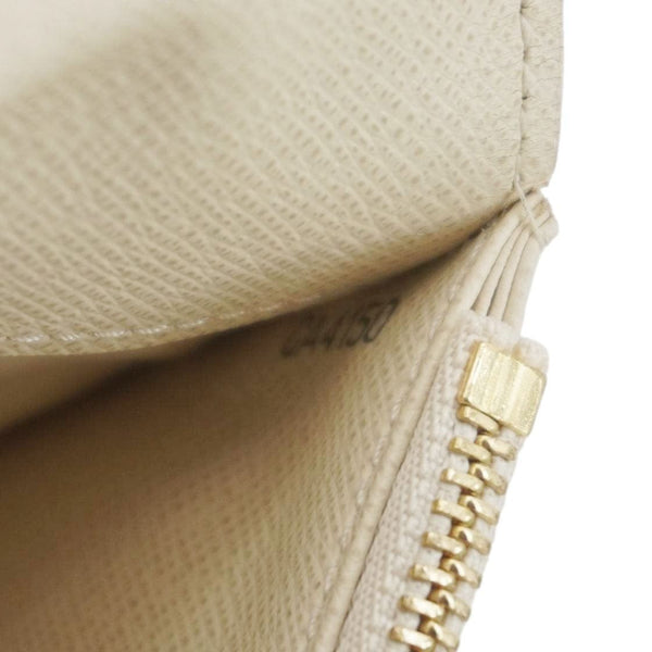 LOUIS VUITTON Insolite Damier Azur Wallet White