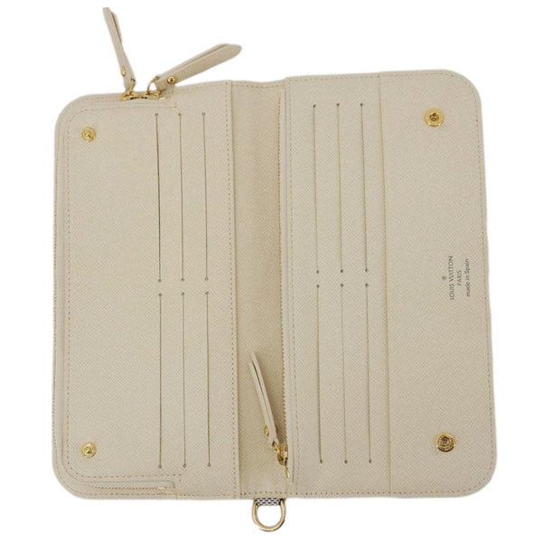 LOUIS VUITTON Insolite Damier Azur Wallet White