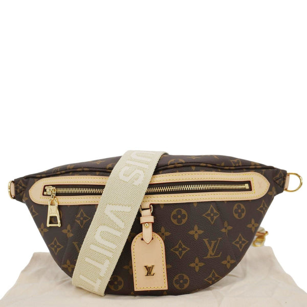 LOUIS VUITTON High Rise Monogram Canvas Bumbag Brown