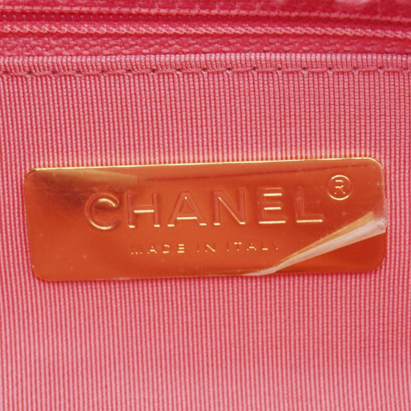CHANEL 19 Flap Medium Quilted Tweed Shoulder Bag Rose Pink
