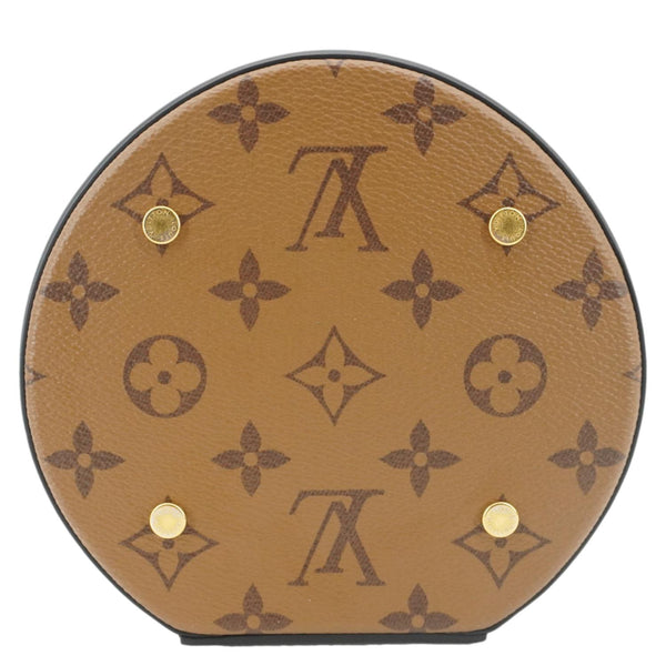 LOUIS VUITTON Cannes Reverse Monogram Canvas Shoulder Bag Brown