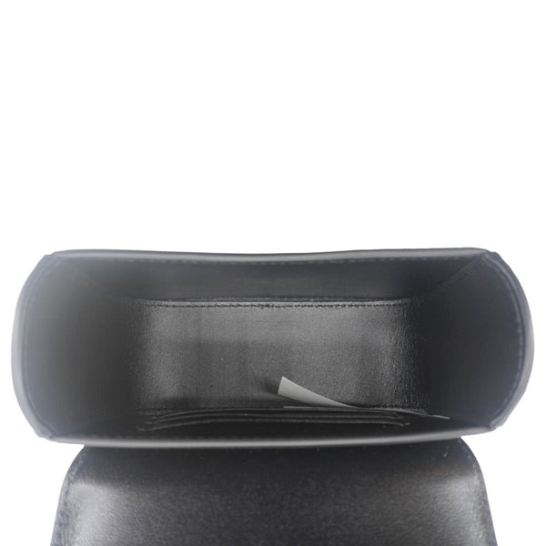 VERSACE La Medusa Mini Embellished Leather Top Handle Shoulder Bag Black