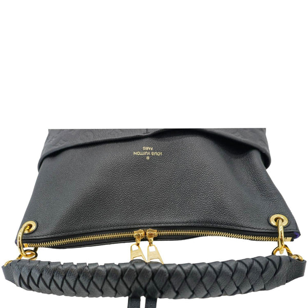 LOUIS VUITTON Maida Monogram Empreinte Leather Hobo Shoulder Bag Black