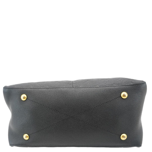 LOUIS VUITTON Maida Monogram Empreinte Leather Hobo Shoulder Bag Black