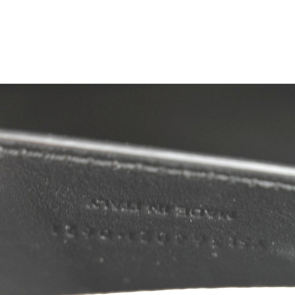 YVES SAINT LAURENT Kate Leather Chain Clutch Crossbody Bag White