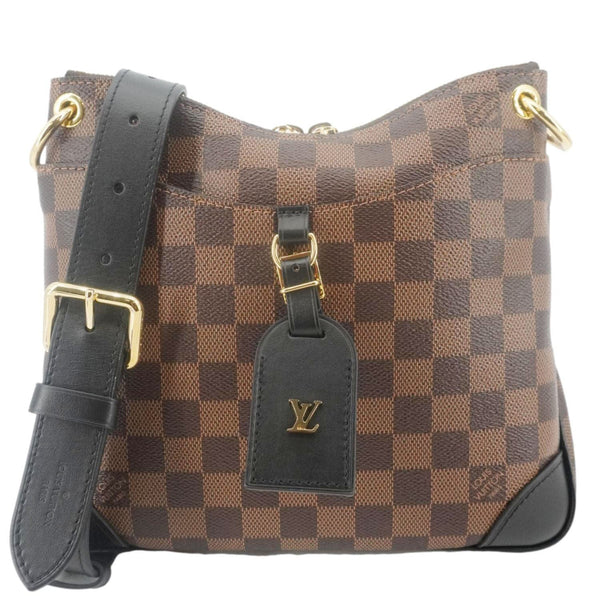 LOUIS VUITTON Odeon NM PM Damier Ebene Shoulder Bag Brown