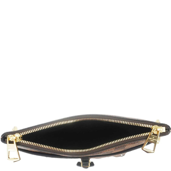 LOUIS VUITTON Odeon NM PM Damier Ebene Shoulder Bag Brown