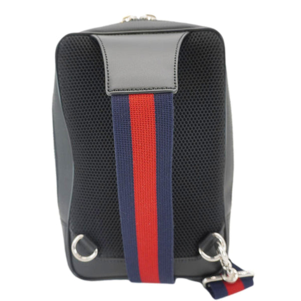 GUCCI GG Supreme Canvas Belt Bag with Zip Pocket Black 478325