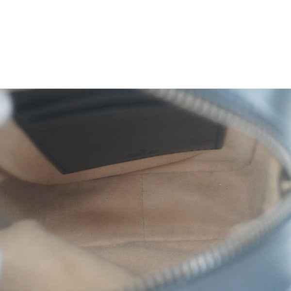 GUCCI GG Marmont Mini Matelasse Leather Crossbody Bag Black 598597