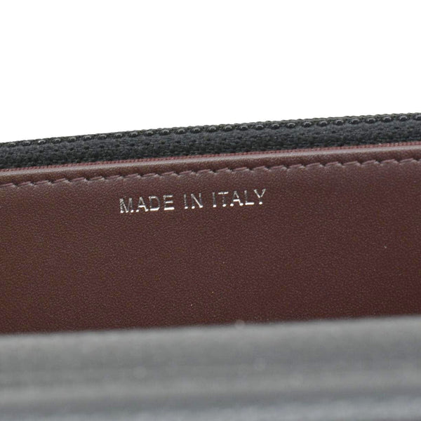 CHANEL Wallet On Chain Quilted Caviar Leather Crossbody Bag Black