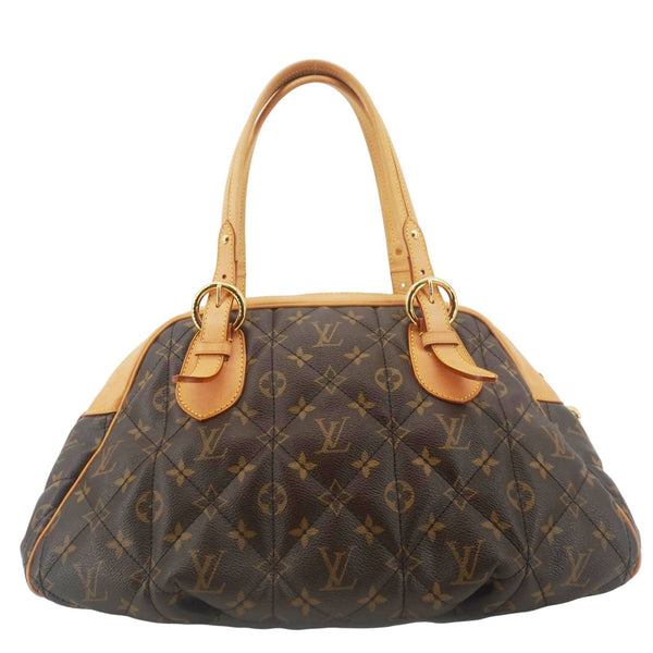 LOUIS VUITTON Etoile Bowling Monogram Canvas Satchel Bag Brown